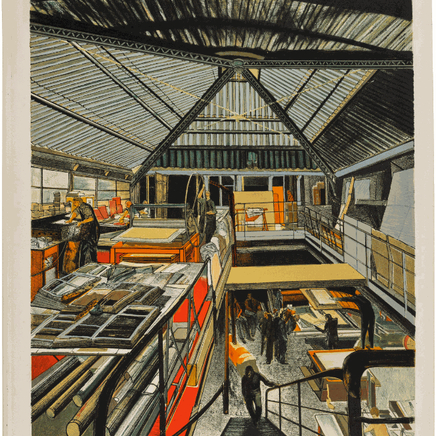 Sam Szafran, Imprimerie Bellini, 1972