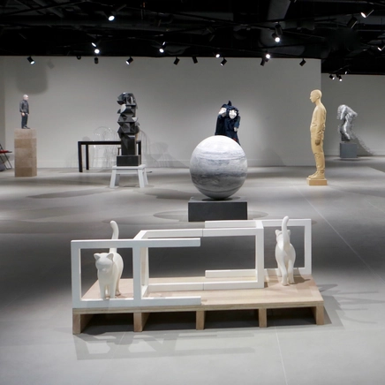 FOREVER IN THE NOW SCULPTURE AT VICTORIA PLACE, WOKING