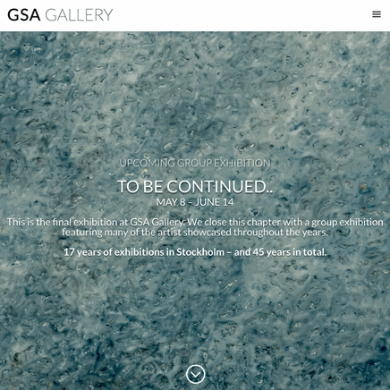 To Be Continued... GSA Gallery, Stockholm, Sweden