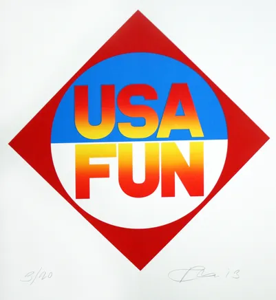 Robert Indiana, USA Fun, 2013