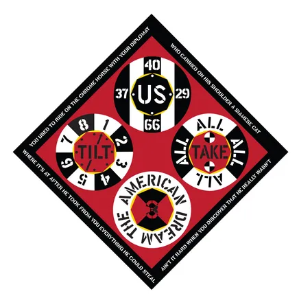 Robert Indiana, Tilt (Bob Dylan Suite), 2016