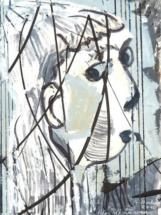 Thomas Hartmann, Frau mit Pferdeschwanz (Woman with ponytail), 2022