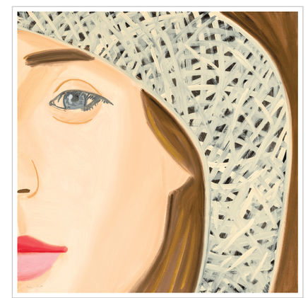 Alex Katz, Straw Hat 1, 2022