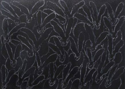 Hunt Slonem, Regines Black Diamond, 2019