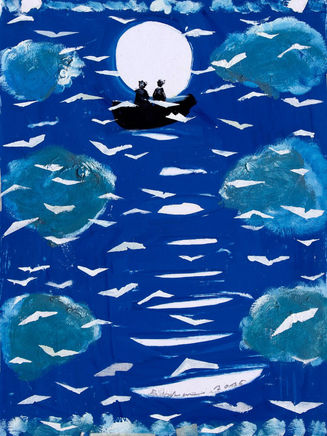 Thomas Hartmann, Mondscheinfahrt (Moonlight ride), 2015