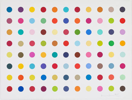 Damien Hirst, M-Fluorobenzoyl Chloride, 2018