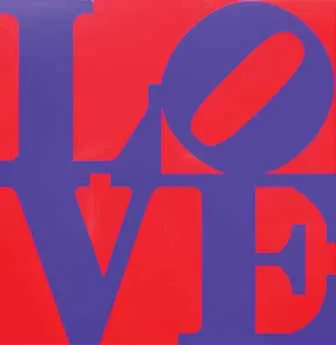 Robert Indiana, Book of LOVE (Purple/Red), 1996