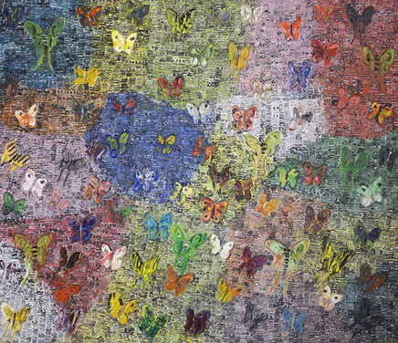 Hunt Slonem, Birthday, 2015