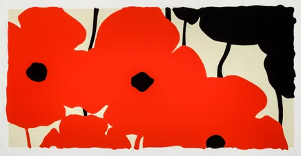 Donald Sultan, Reds and Blacks, Aug 20, 2020