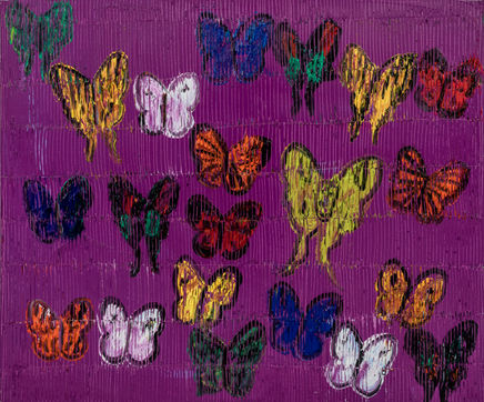 Hunt Slonem, Color Purple, 2021