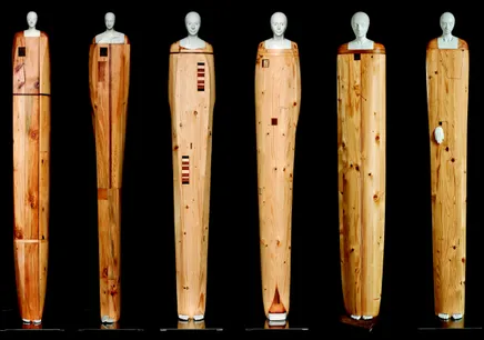 Image of Oriano Galloni's "Animia Silenziosa (Silent Souls) 1–6" sculptures