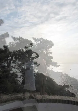 Andres Ginestet's "Waiting for the Fishermen" print on photo rag with inks mounted on dibond 