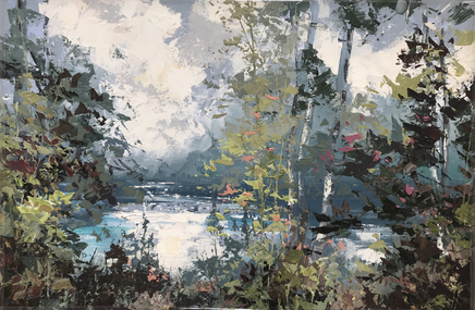 Paul Treasure, Silver and Moss Green