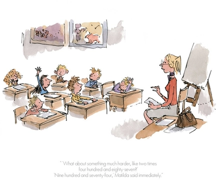 Quentin Blake/Roald Dahl, LOW STOCK - 'Nine Hundred and Seventy Four' Matilda said