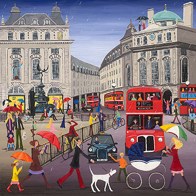 Louise Braithwaite, Piccadilly Circus in The Rain