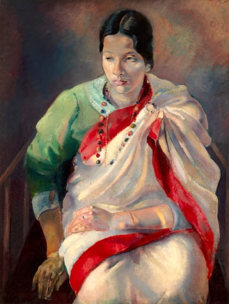 Clara Klinghoffer, Portrait of the artist Pratima Devi Tagore (1893-1969)