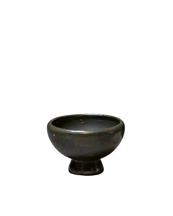 Greek black-glaze salt, South Italy, c.4th century BC