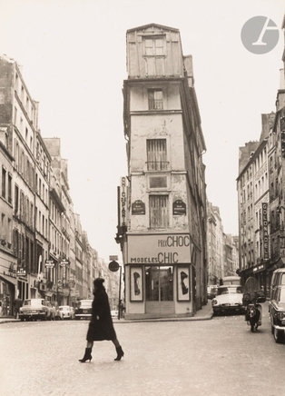 Willy Ronis, Rue de Clery el la rue Beauregard , C.1960