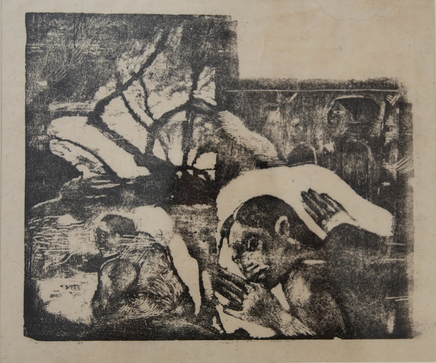 Paul Gauguin, Manao Tupapao / Femme maorie dans un paysage de branches, 1894-95