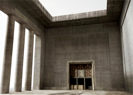 Carl Zimmerman, Interior with Columns, 2013