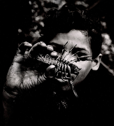 Arthur Tress, Boy and Crayfish, Central Park, New York, 1968