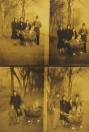 Phil Bergerson, Untitled (Four family snapshots), Toronto, Ontario, 1970