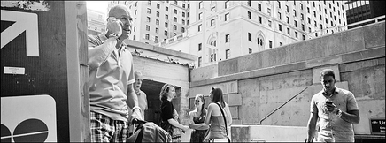 Larry Towell, Subway Entrance, Union Station, Toronto, Canada, 2014