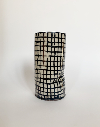 Martin Poppelwell, Right Angle/Black Grid/Red Triangle - Te Tapatoru Whero, 2016