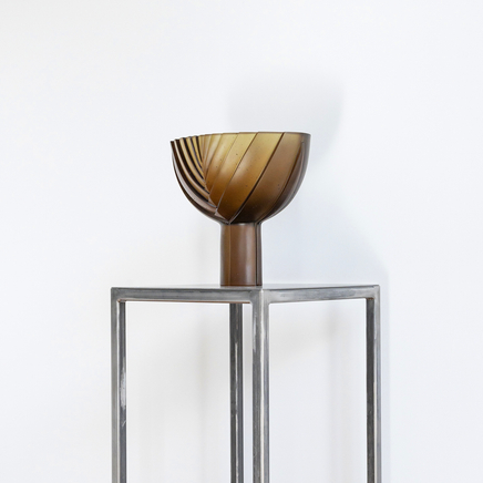 Ann Robinson, Side carved Flax Pod series, 2015