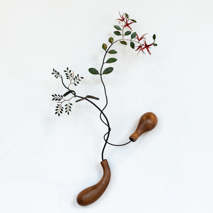 Bing Dawe, Above Lake Ōhau - Containers with Tunariki and branches Mistletoe and Beech, 2024