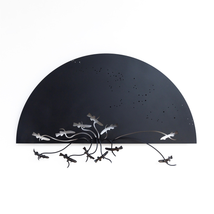 Bing Dawe, Under a Night Sky-Small Fry gather at the mouth-Galaxiidae, 2017