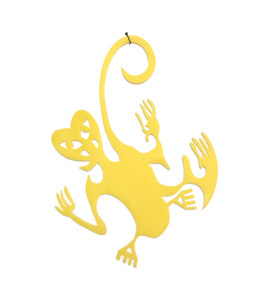 Lonnie Hutchinson, Tanamonkey (Yellow), 2017