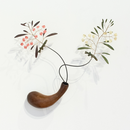 Bing Dawe, Forever, forever - Akeake Branches Purple & Green with Galaxiidae, 2025