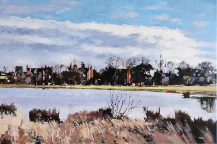 2 new paintings especially for Aubergine by gallery favourite Colin cook!