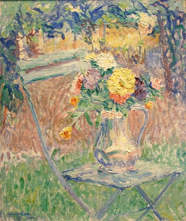 William Malherbe, Still life with flowers