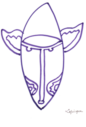 Charles Lapicque, Masque Tragique