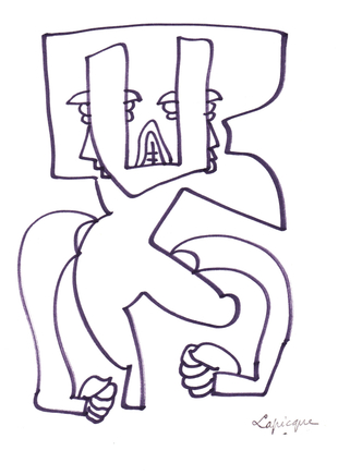 Charles Lapicque, Colère Rentrée