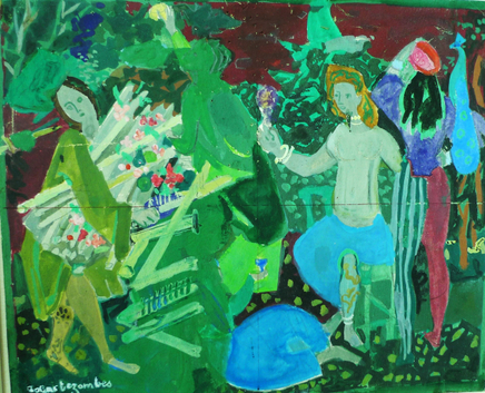 Roger Bezombes, Study for a Tapestry at the City of Paris University