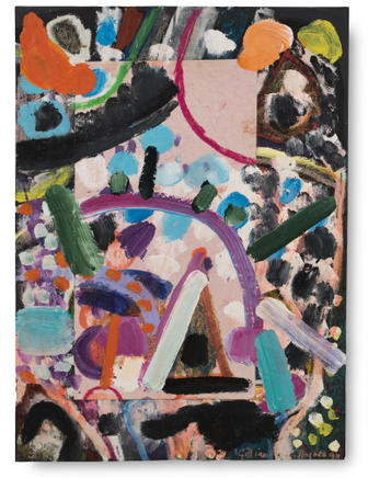 Gillian Ayres Untitled 1993 Mi Ed Media On Paper 76 7 56 4 Cm