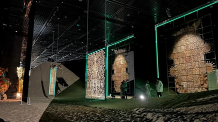 "Wu Jian’ an: The huge sand dunes are the bed of the Sea" opened at CAFA Art Museum-Langfang on September 16, 2021