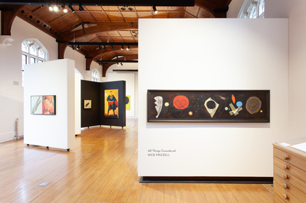 Dick Frizzell All Things Considered The Central Art Gallery Install 6