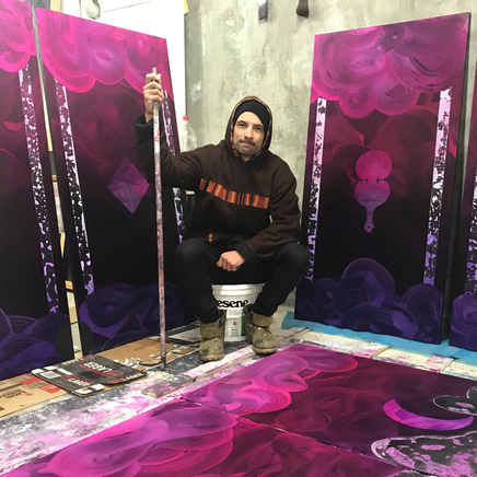 First solo show in six years for Christchurch artist finds calm in fatherhood