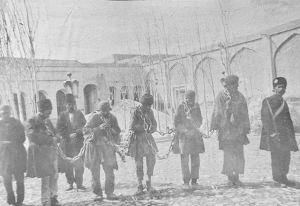 Antoin Sevruguin, Chained men, Late 19th Century