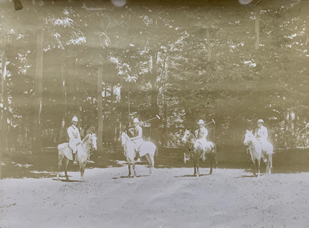 Antoin Sevruguin, A polo game in Tehran on occasion of the Queen of England's birthday, Early 20th Century
