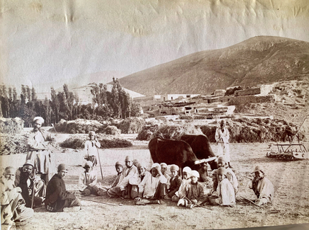 Antoin Sevruguin, Villagers from the village of Karzan, Late 19th Century
