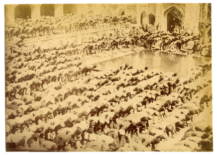 Antoin Sevruguin, Public prayer for rain, Late 19th Century