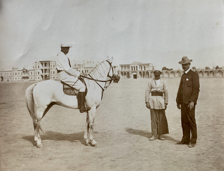 Antoin Sevruguin, A polo game in Tehran on occasion of the Queen of England's birthday, Early 20th Century