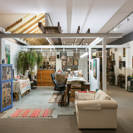 At Work with Peter Blake