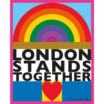 Peter Blake shares artistic message of hope for London