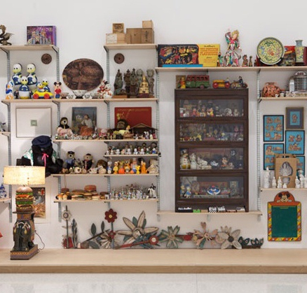 Peter Blake in Magnificent Obsessions: The Artist as Collector